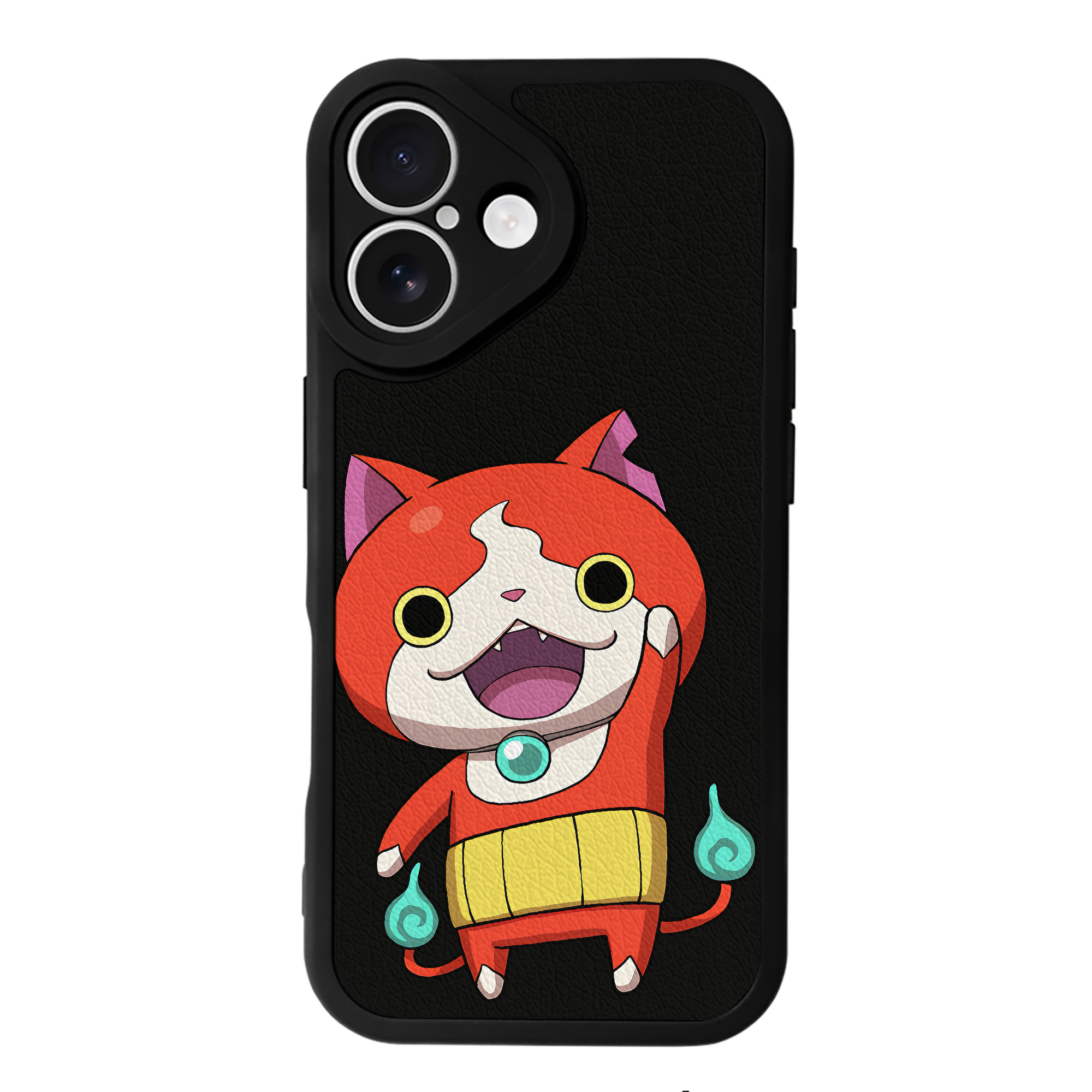 （画像用） 妖怪ウォッチ Yo-kai Watch 【iPhone 16シリーズ対応】シリコンスマホケース（レザー調） 材質：シリコン